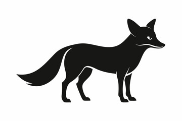Endangered San Joaquin Kit Fox Vector Illustration - Geometric, Kawaii Cartoon Mascot, Silhouette Art