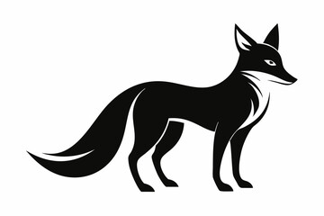 Endangered San Joaquin Kit Fox Vector Illustration - Geometric, Kawaii Cartoon Mascot, Silhouette Art