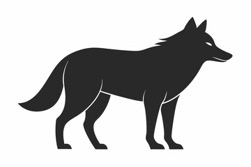 Gray Wolf Silhouette | Endangered Species USA Geometric, Line Art, Kawaii Cartoon | Vector Logo & Clipart