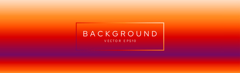 Orange gradient banner background vector design 