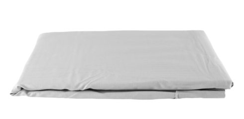 New pillow cover folded isolated on white