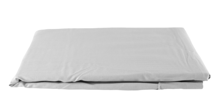 New pillow cover folded isolated on white