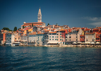 View on the old town of Rovinj, Croatia