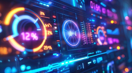 A digital interface showing real-time energy consumption and savings, representing the role of technology in promoting energy efficiency.