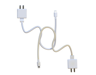 Old and new usb cable .