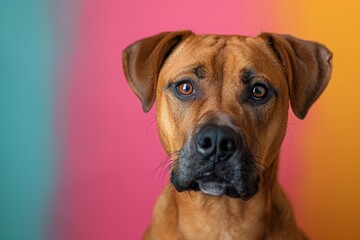 A Shelter Dog's Heartfelt Gaze