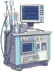Medical Equipment Illustration