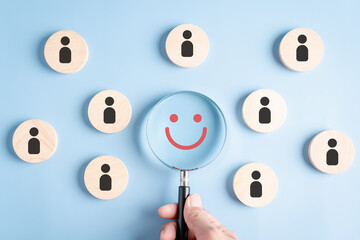 Customer relationship strategy concept, Understand, communicate, provide excellent service,...