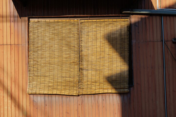 Bamboo Blinds and Pronounced Shadows