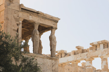 Fototapeta premium Beauty of temples at Acropolis of Athens in Greece