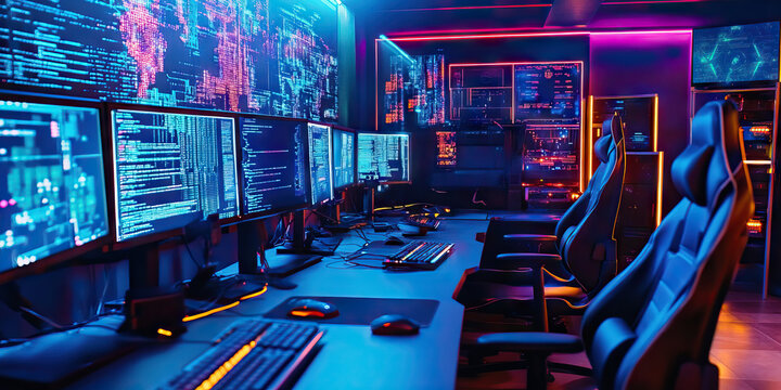 Hackers' Heaven: A high-tech hideout where elite hackers gather to exchange information and ideas