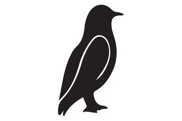 Bird  silhouette color flower illustration 05