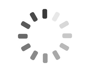 Loading bar status icon. Vector illustration. Vector loaded icons. Download progress. Donload or Upload.