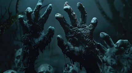 A person's hand partially submerged in water, with ripples and reflections