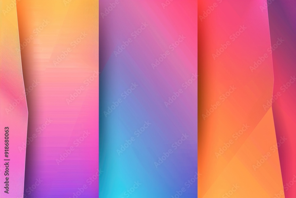 Poster a stack of brightly colored papers with varying textures and patterns