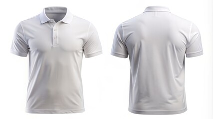 A white shirt with a button down collar and a white collar