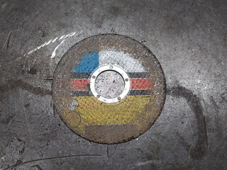 disk, a disk for polishing, a disk for painting, a construction disk, a disk for a cutting machine, a metal disk.