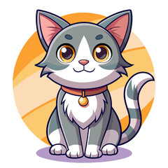 Cute Cat Vector Illustrations & SVG Files for Cricut & Silhouette | T-Shirt Graphics, Clipart, Logos & More