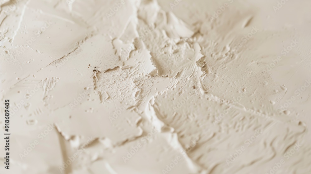 Poster creating a textured effect on a wall with decorative plaster for a unique and stylish finish