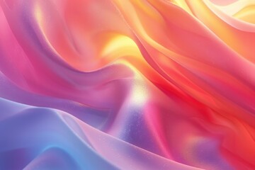 Obraz premium A close-up view of colorful fabric with intricate patterns and textures