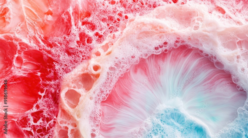 Poster a mesmerizing blend of colorful tie-dye patterns swirls together, creating a captivating background 