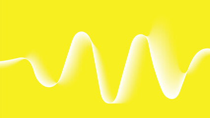 minimalist background vector design of an abstract yellow wave