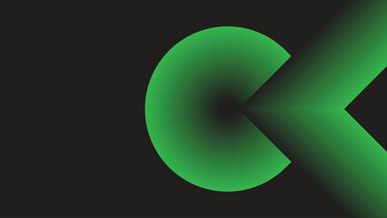 vector design of a dark green minimalist background