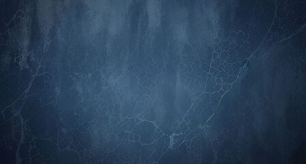Abstract grunge dark navy background, textured. Blank blue texture surface background, dark corners, abstract architecture material.Beautiful abstract grungy blue stucco wall background