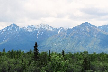 Obraz premium Scenic Alaskan Mountain Range