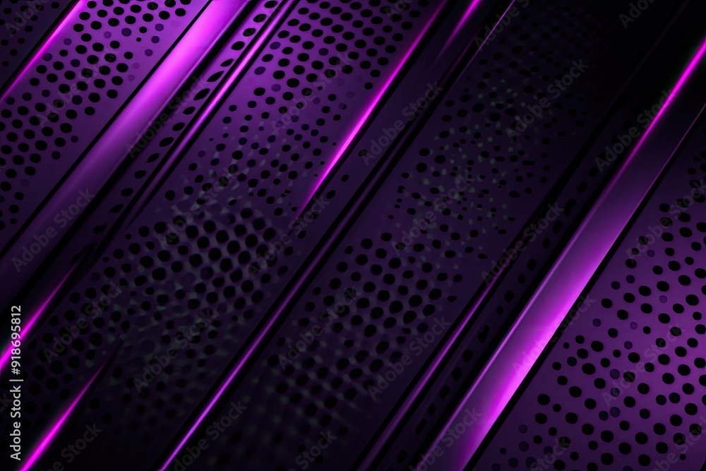 Aufkleber a purple background with a black and white pattern. the pattern is made up of small circles