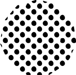 Dots circles clip art design on plain white transparent isolated background for card, shirt, hoodie, sweatshirt, apparel, tag, mug, icon, poster or badge