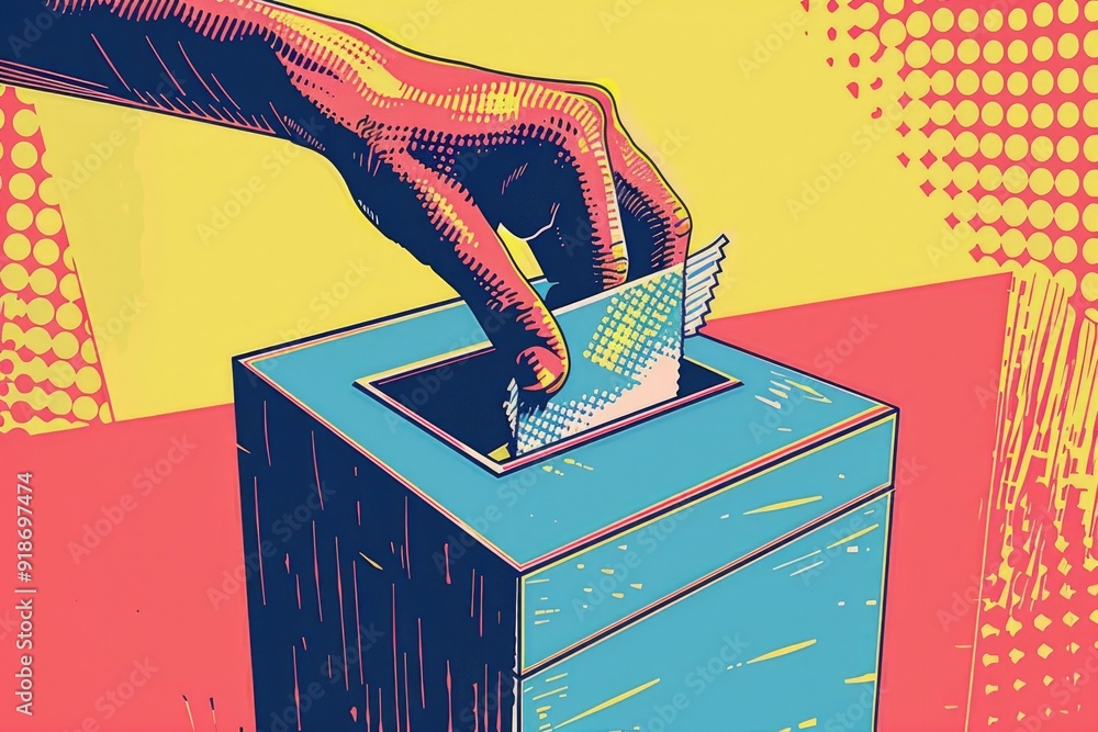 Poster a person submitting a document into a file cabinet or archive storage
