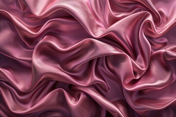 Crimson Silk Drapes