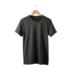 Stylish black color t-shirt mockup