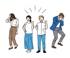 ショックなビジネスパーソン_勝者と敗者