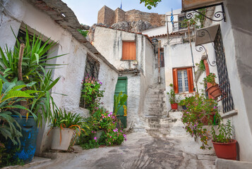 Street view of Anafiotika