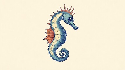 Obraz premium seahorse illustration