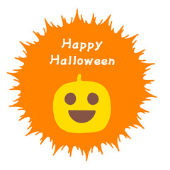 シンプルでかわいいハロウィンのイラスト
