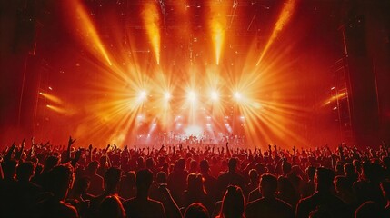 a large crowd of people at a concert