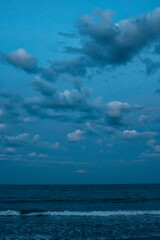 Evening over the ocean