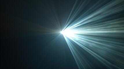 Light Rays Emitting from a Bright Source
