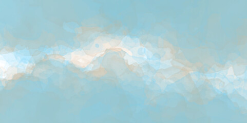 Abstract watercolor texture and grungy old rough paper vintage style color-stained illustration, light blue and brown watercolor paint background grunge aquarelle textured canvas for vintage design.