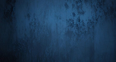 Obraz premium Beautiful Abstract Grunge Decorative Navy Blue Dark Stucco Wall texture Background. Banner With Space For Text. Dark blue background concept.