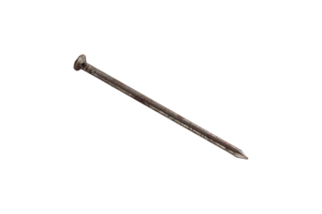 nail isolated on transparent background