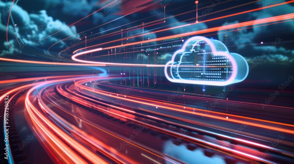 Poster cloud computing data highway