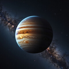 mercury planet in the dark sky, solar system, galaxy science, milkyway solar system