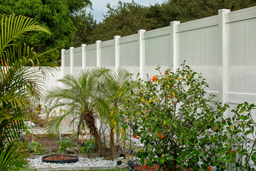 Solid Privacy 8 Foot Vinyl Fence 