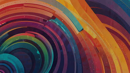 abstract background using concentric circles that ripple outward, gradually changing in color and opacity