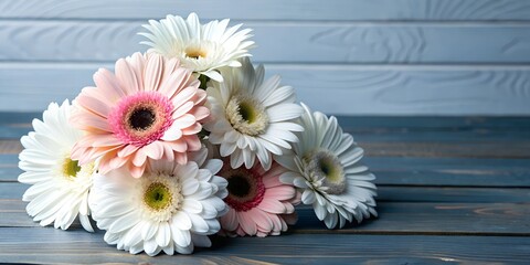 Obraz premium pink gerber daisies