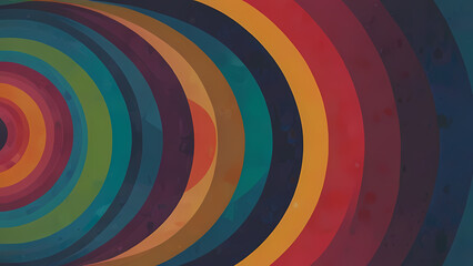Obraz premium abstract background using concentric circles that ripple outward, gradually changing in color and opacity